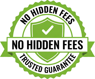 No Hidden Fees - Banner